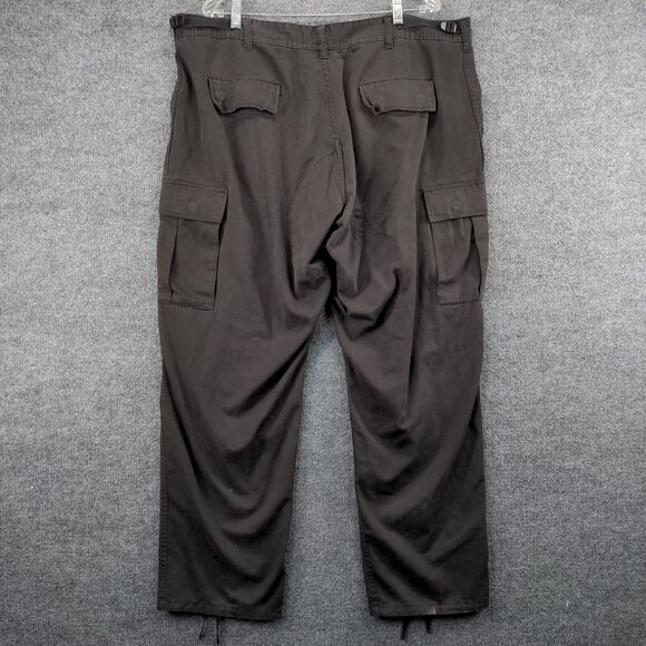 Tru-Spec Cargo Pants Men's Size XL Black Flat Front Multi-Pocket Polyester Blend - Picture 4 of 10